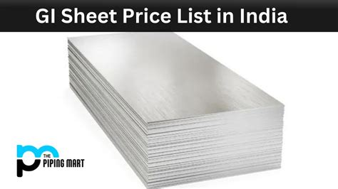 sheet metal cost|gi sheet price per kg.